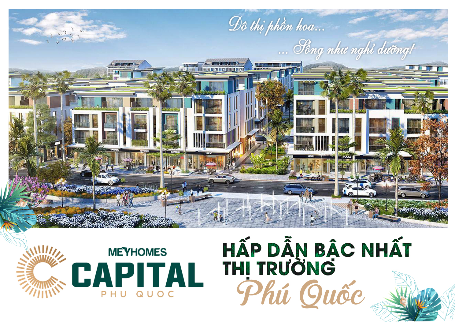 Meyhomes Capital Phu Quoc urban area is invested and developed by Meyland
