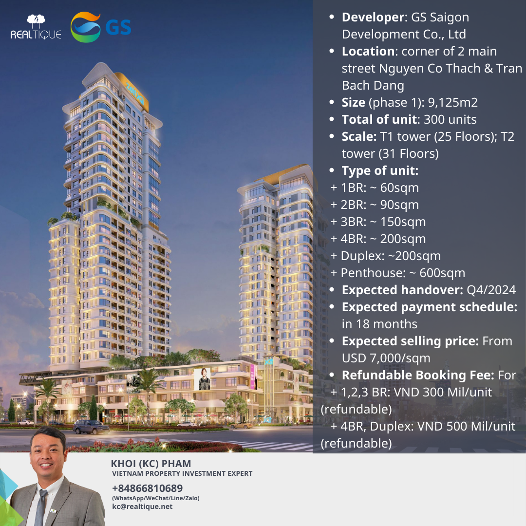 The project is licensed to open for sale and is set on November 27, 2022 to be the launch of the first 100 units.