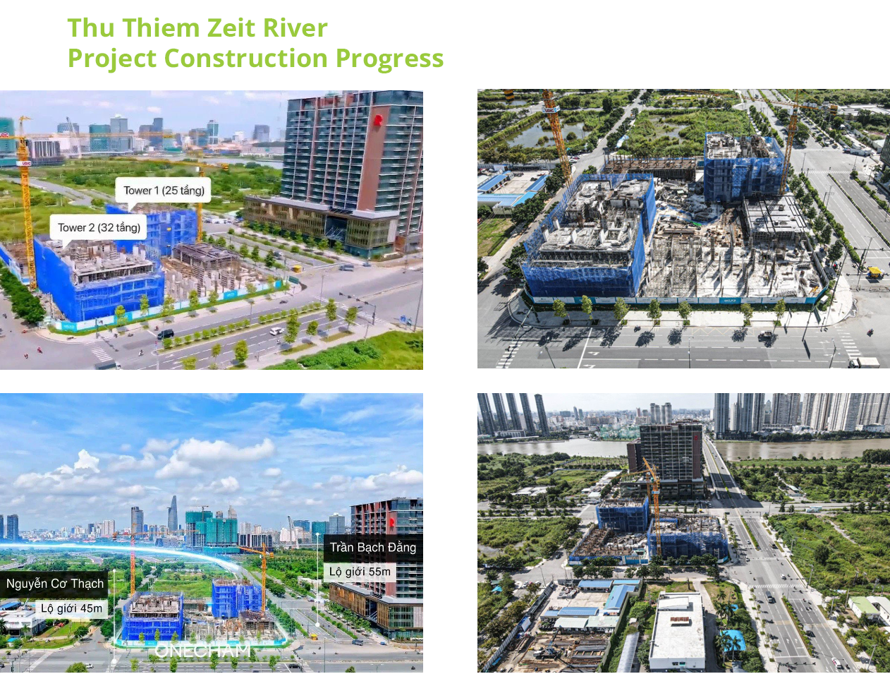Thu Thiem Zeit River has completed the foundation