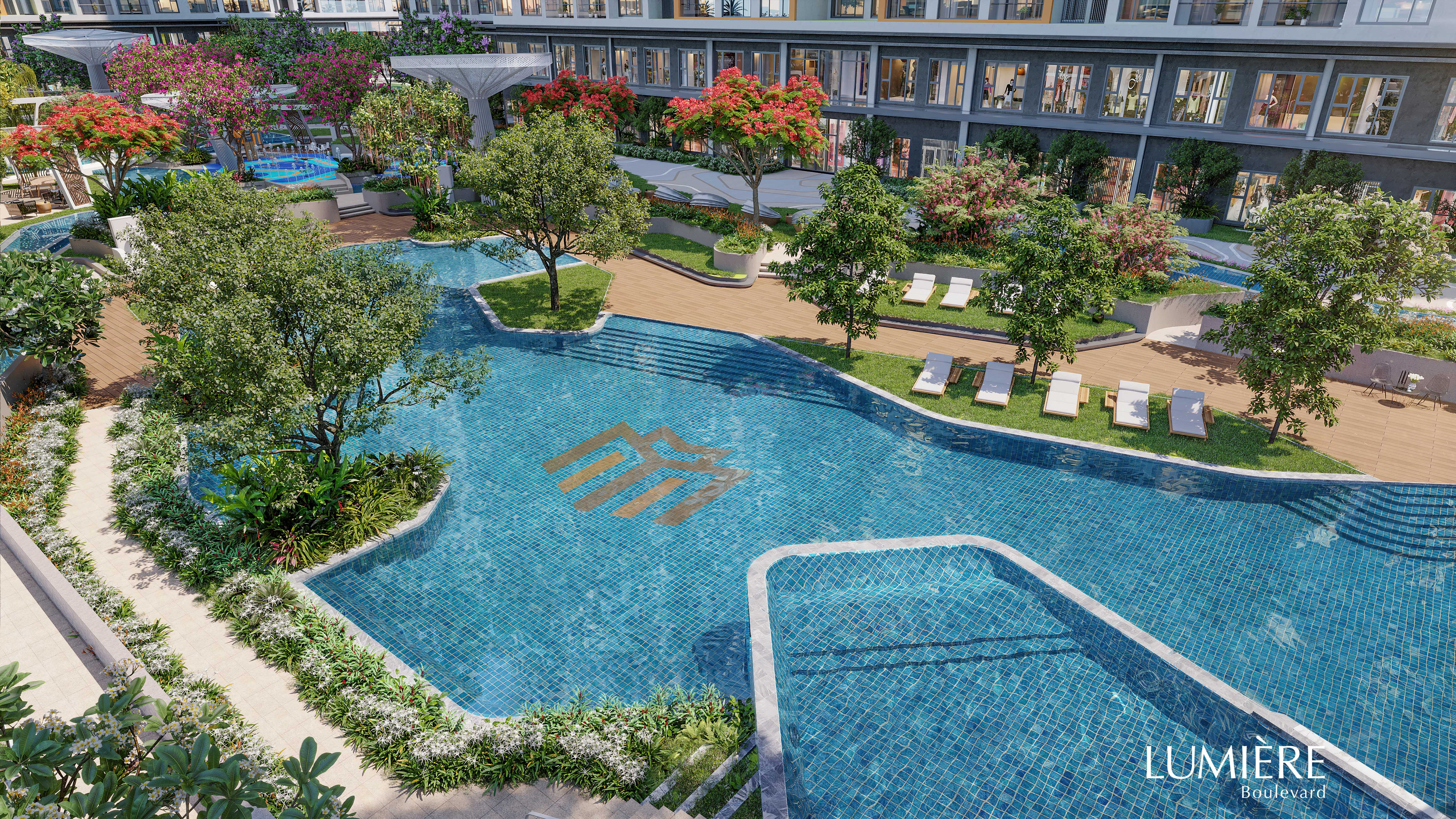 Largest spaceship swimming pool