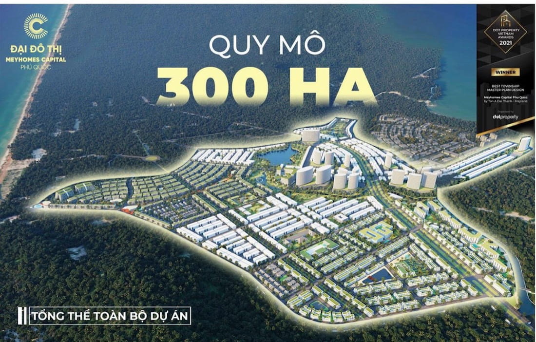 The overall plan of Meyhomes Capital Phu Quoc