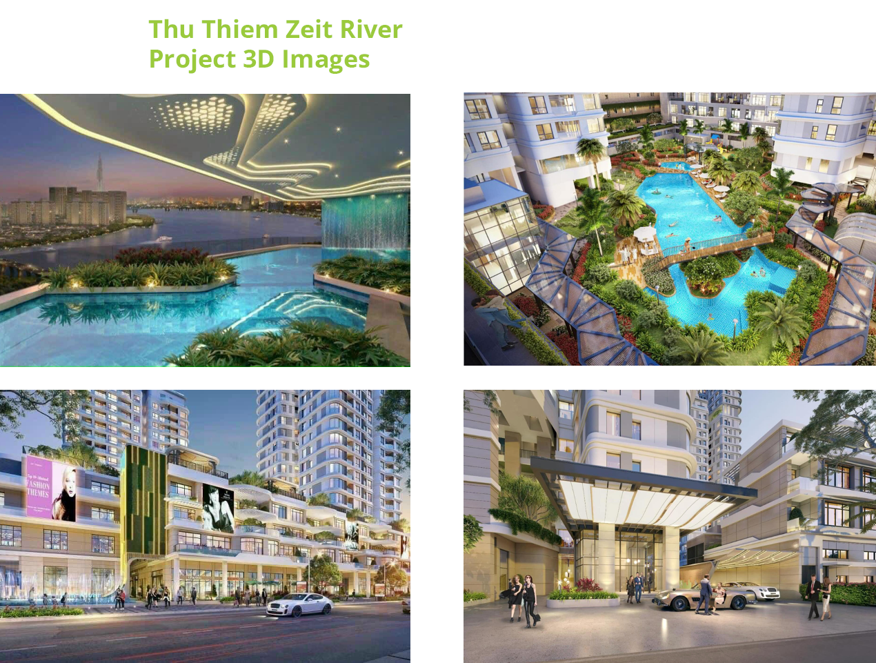Perspective photos of Thu Thiem Zeit River