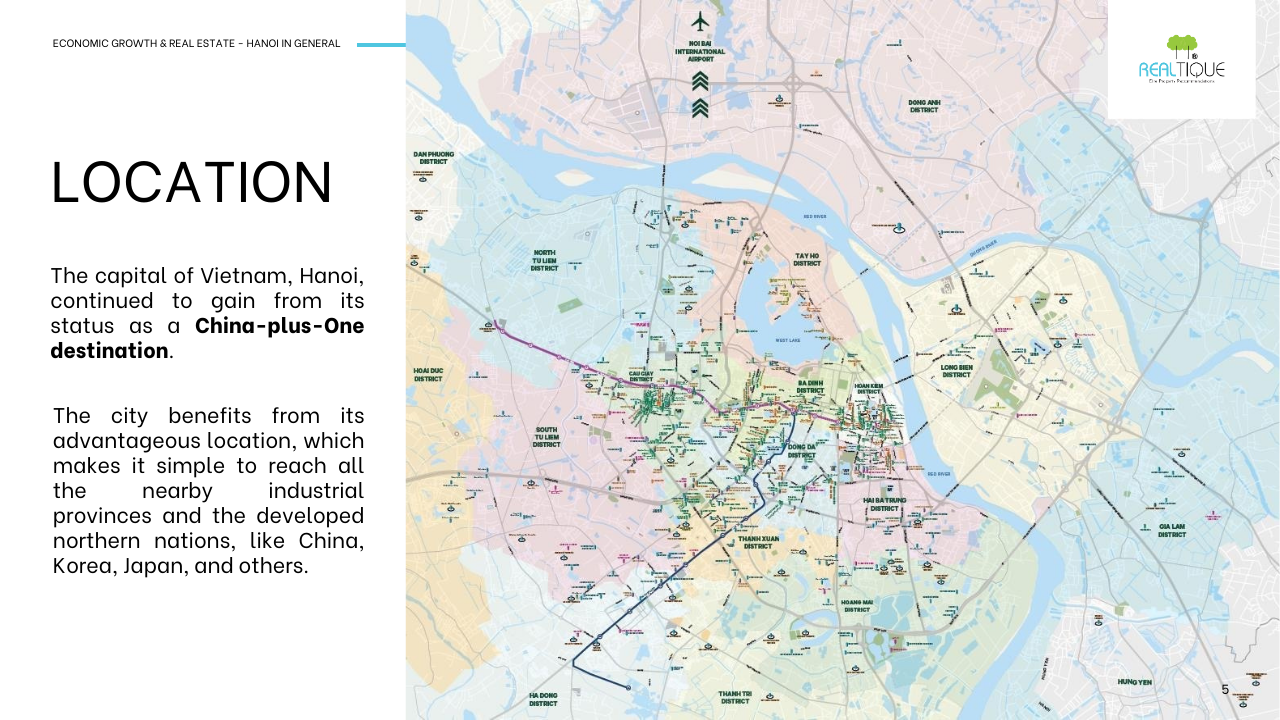 Hanoi's Location