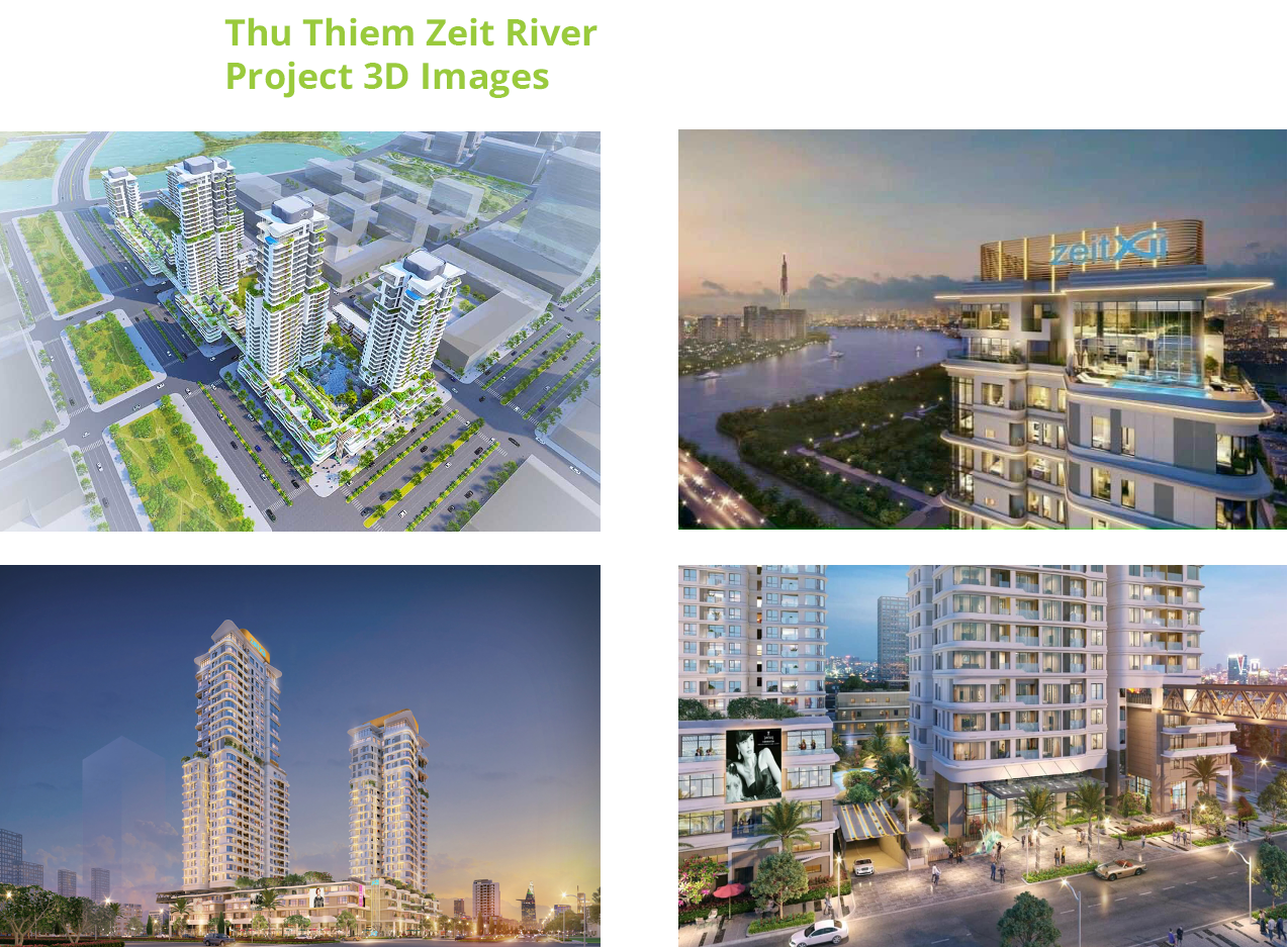 Perspective photos of Thu Thiem Zeit River