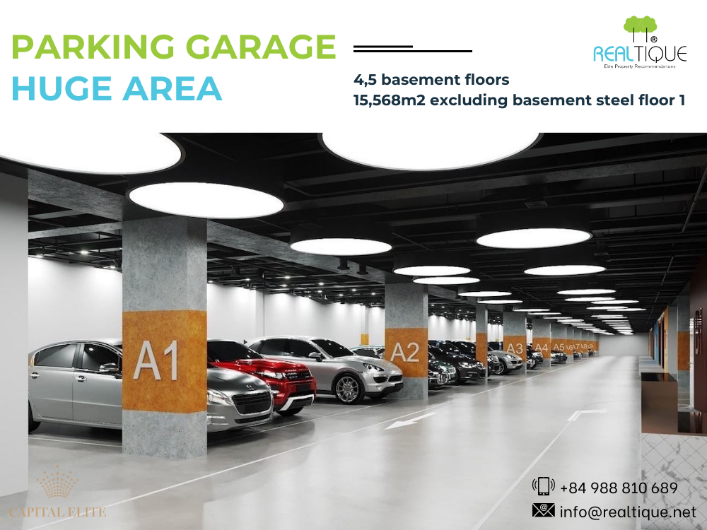 Capital Elite has a super large parking basement