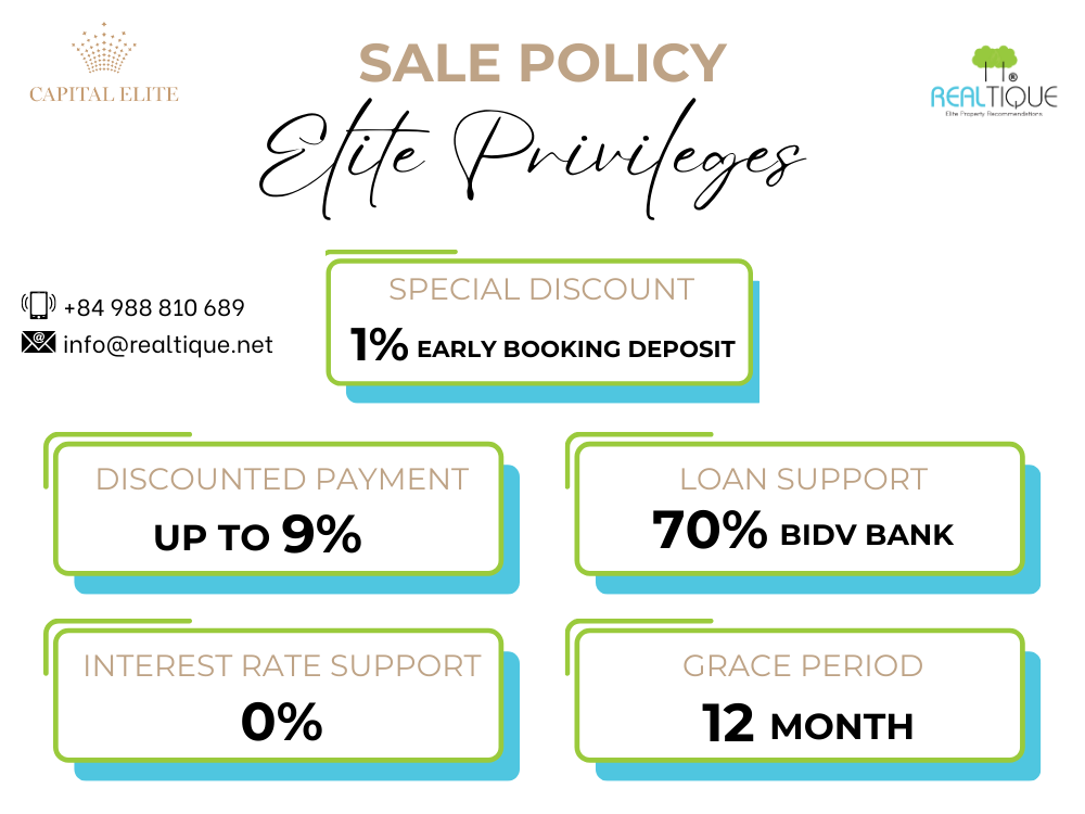 Sale policy for Capital Elite