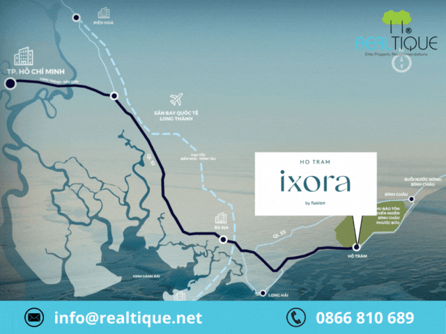 Location of project Ixora Ho Tram 2