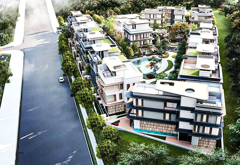 Diamante - 15 Million Dollar Super Vip Villas in Thao Dien of Viva Land are expected to be deployed in the near future