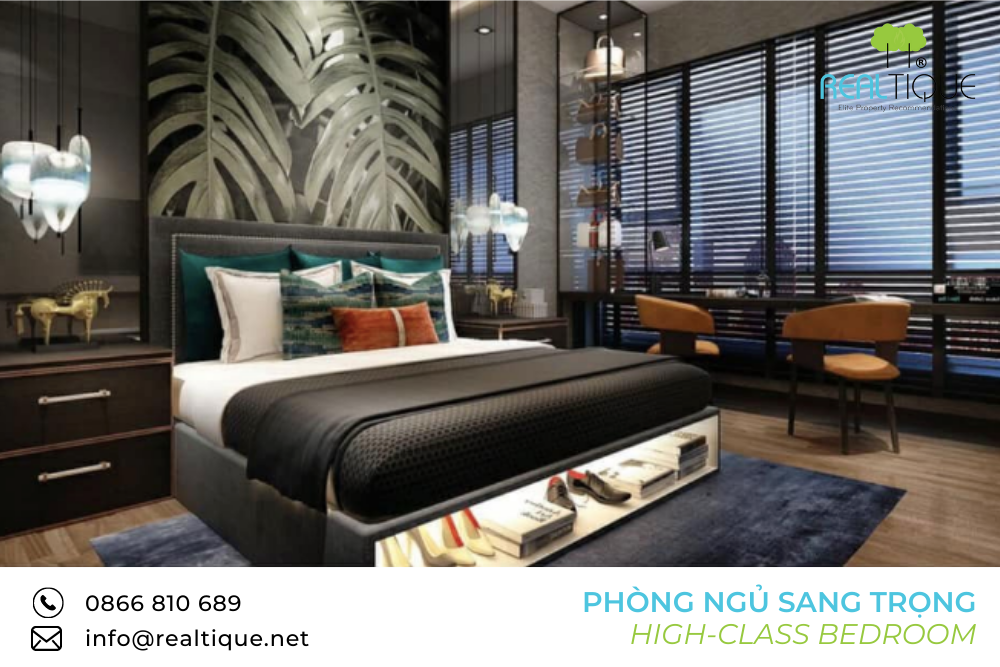 bedroom at The River Thu Thiem