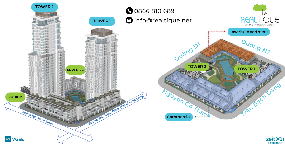 Layout tổng thể dự án Thủ Thiêm Zeit River