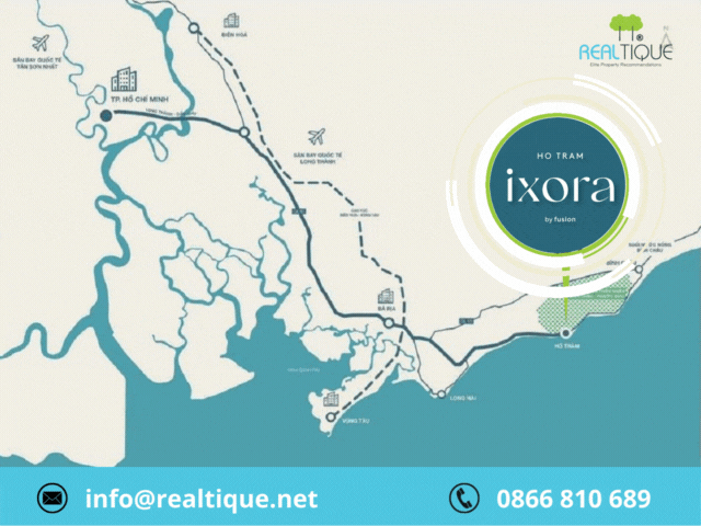Location of Ixora Ho Tram By Fusion Phase 2