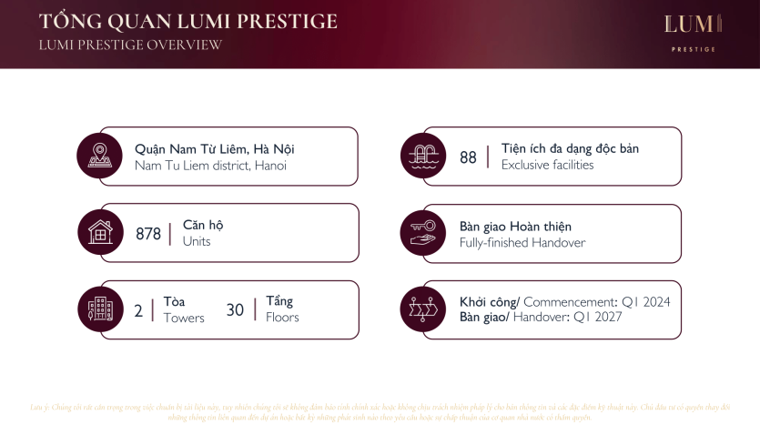 Lumi Prestige - Rainwater Harvesting