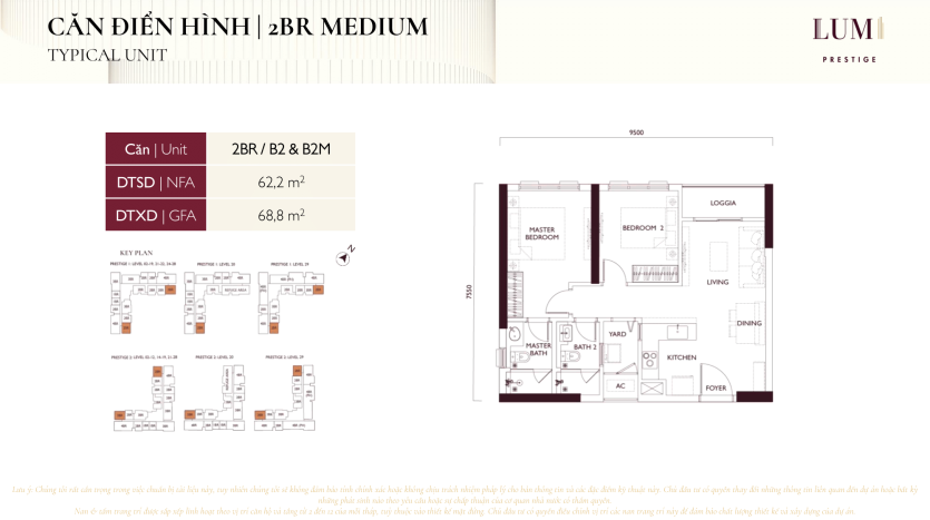 Lumi Prestige - 2BR Medium