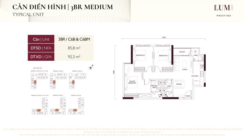 Lumi Prestige - 3BR Medium