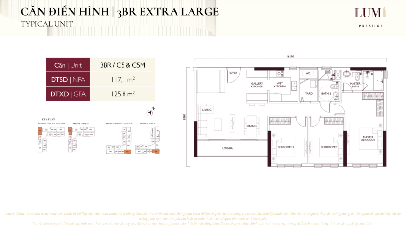 Lumi Prestige - 3BR Extra Large