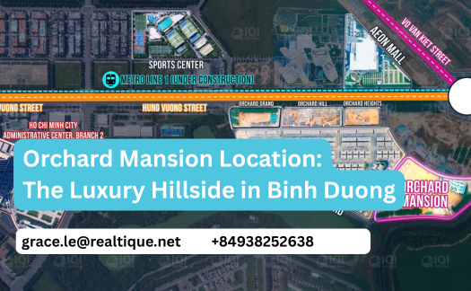 Orchard Mansion Location The Luxury Hillside in Binh Duong