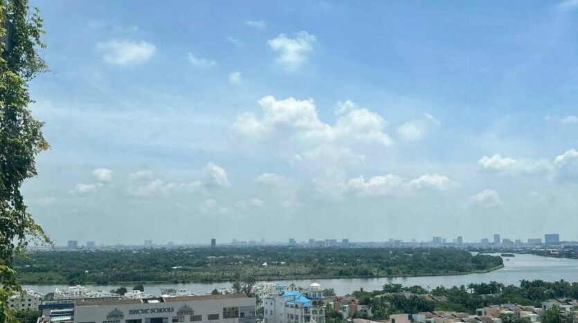 Tầm nhìn sông Sài Gòn từ căn hộ Lumiere Riverside Tháp West | Saigon River view from Lumiere Riverside West Tower apartment