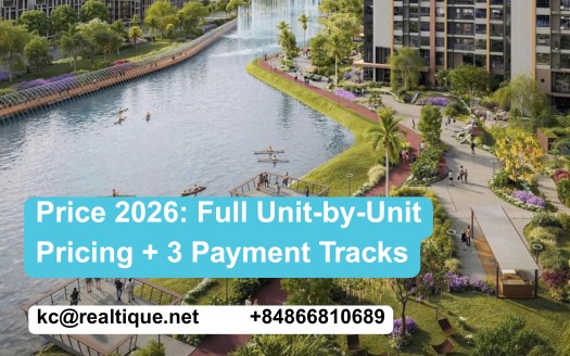 Masteri Cosmo Central price 2026 full unit-by-unit pricing with Standard Progressive 7%, Accelerated 14.5%/10.5%, and Bank Loan tracks