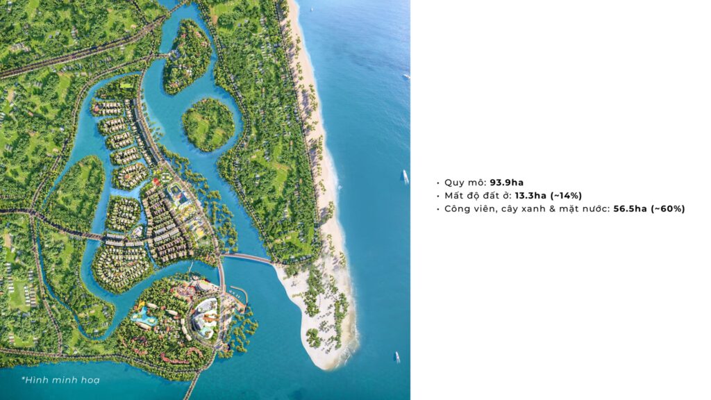 Master plan tổng thể Haus Coastal Quảng Ngãi 94ha | Haus Coastal Quang Ngai master plan 94ha aerial