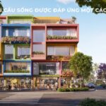 Haus Coastal Boulevard Townhouse colorful render | Nhà phố Đại Lộ nhiều màu sắc
