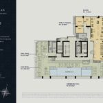 Mặt bằng tầng 20 The Berkley — Sky Amenities (hồ bơi, gym, yoga) | The Berkley floor 20 plan — sky amenities (pool, gym, yoga)