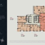 Mặt bằng tầng 4 The Berkley — tầng cận đáy residential | The Berkley floor 4 plan — lower premium residential level