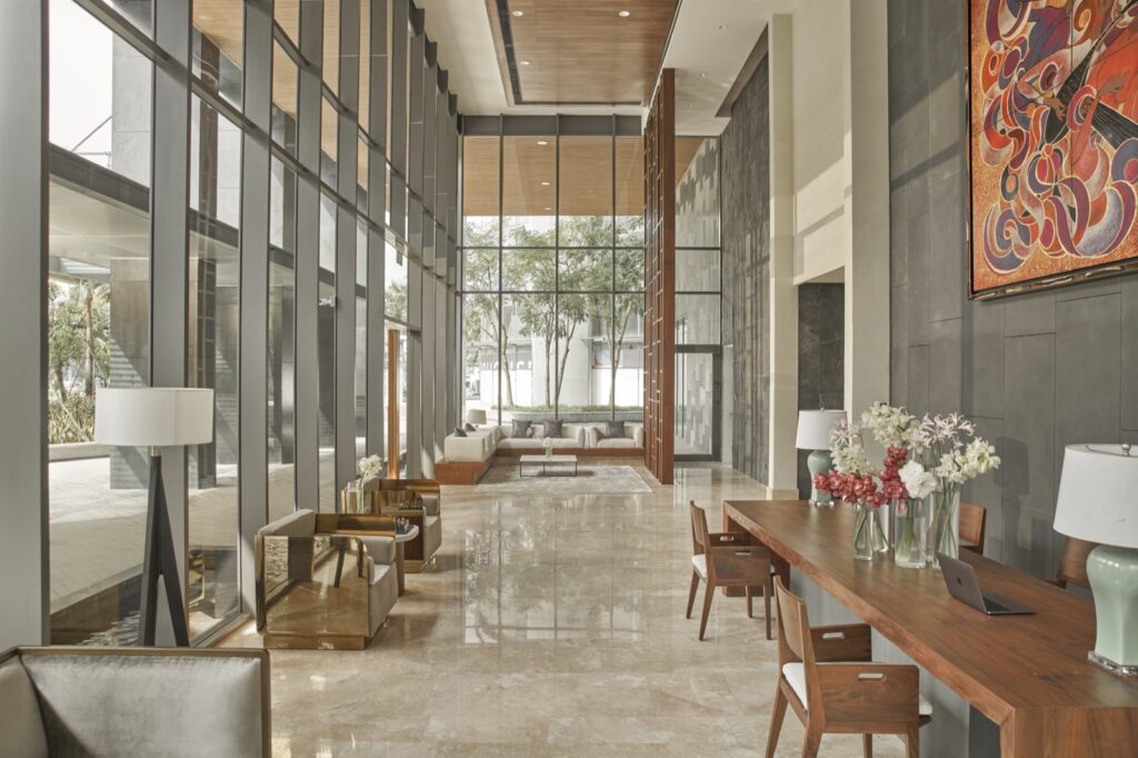 Sảnh cư dân The Berkley | The Berkley residents lobby