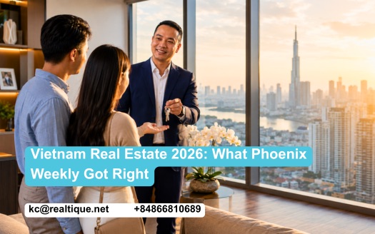 Vietnam real estate 2026 Phoenix Weekly Realtique commentary featured image | Bình luận Realtique về bài Phoenix Weekly về BĐS Việt Nam 2026