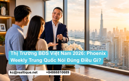 Phoenix Weekly bình luận về thị trường bất động sản Việt Nam 2026 từ Realtique | Phoenix Weekly commentary on Vietnam real estate market 2026 by Realtique