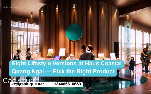 Eight lifestyle versions — pick the right product — Haus Coastal
