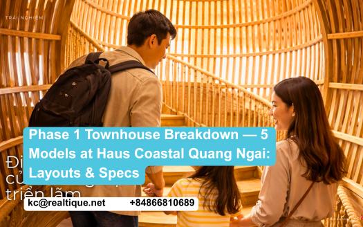 Phase 1 townhouse 5 models layouts & specs — Haus Coastal