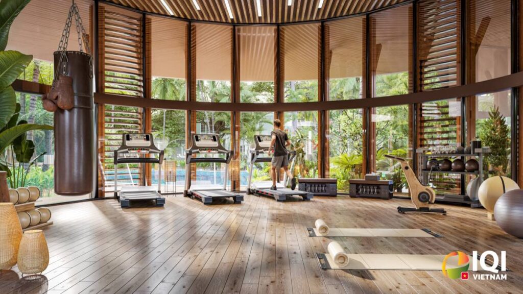 Phòng gym clubhouse Eco Retreat | Eco Retreat clubhouse gym