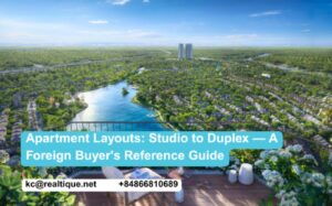 Eco Forest Onsen apartment layouts Studio Duplex Penthouse foreign buyer reference guide | Bóc tách layout Eco Forest Onsen