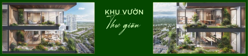 Khu vườn thư giãn căn hộ Eco Forest Onsen mở cửa vào vườn rồi vào nhà | Relaxation garden Eco Forest Onsen apartment opens into garden first then home