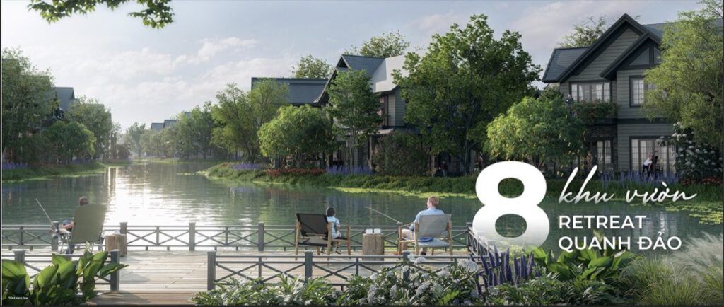 8 khu vườn Retreat quanh đảo Retreat Island | 8 Retreat gardens around Retreat Island