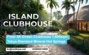 Floor 5A Onsen Clubhouse 1800sqm Tokyo standard mineral hot springs Eco Forest Onsen | Tầng 5A Onsen Clubhouse khoáng nóng Tokyo