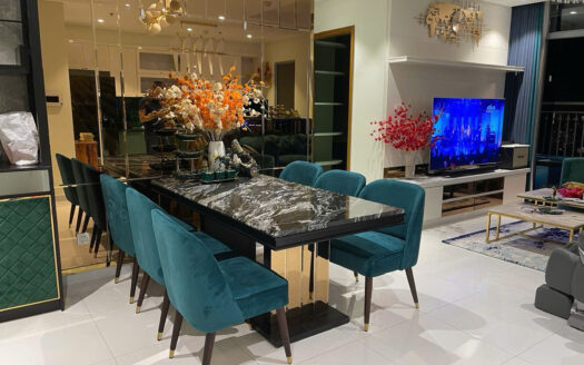 108sqm, 3 Bedroom Fully Furnished for Rent at Vinhomes Central Park, Binh Thanh District, Ho Chi Minh City