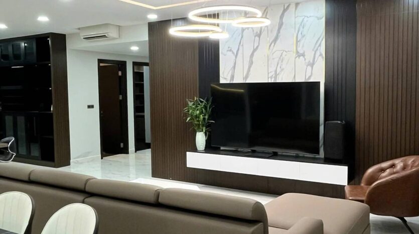 Bếp gọn gàng căn hộ Feliz en Vista nội thất bàn giao đầy đủ | Tidy kitchen of Feliz en Vista apartment with full furniture handover
