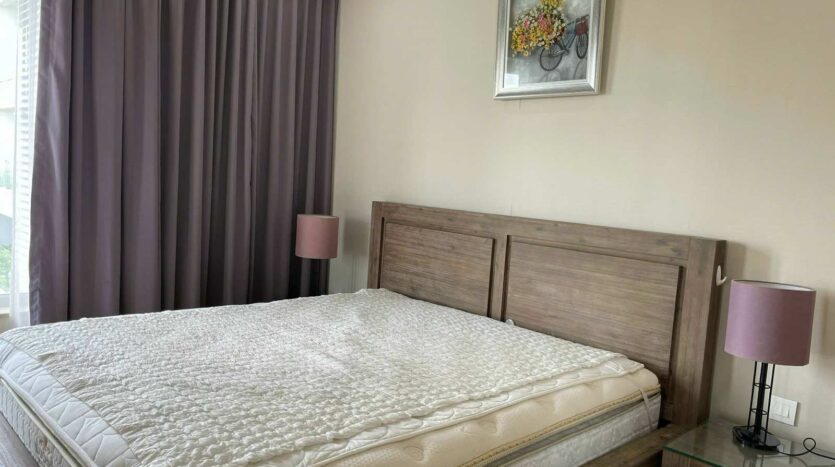 Phòng ngủ master căn hộ Diamond Island Brilliant view sông Sài Gòn | Master bedroom of Diamond Island Brilliant apartment with Saigon River view