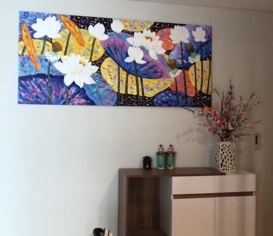 Bàn ăn căn hộ 3PN Diamond Island 118m2 | Dining table of 3-bedroom Diamond Island apartment 118sqm