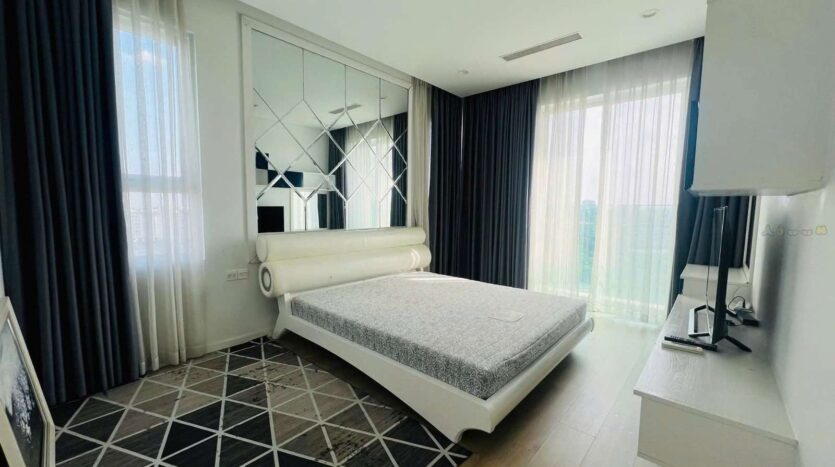 Phòng khách căn hộ 3PN Sadora Sala 120m2 full nội thất Sala Township | Living room of 3-bedroom Sadora Sala 120sqm apartment fully furnished Sala township