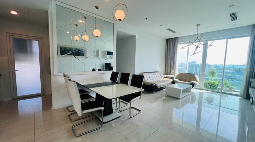 Phòng tắm căn hộ 3PN Sadora Sala 120m2 thiết bị cao cấp | Bathroom of 3-bedroom Sadora Sala 120sqm apartment with premium fittings