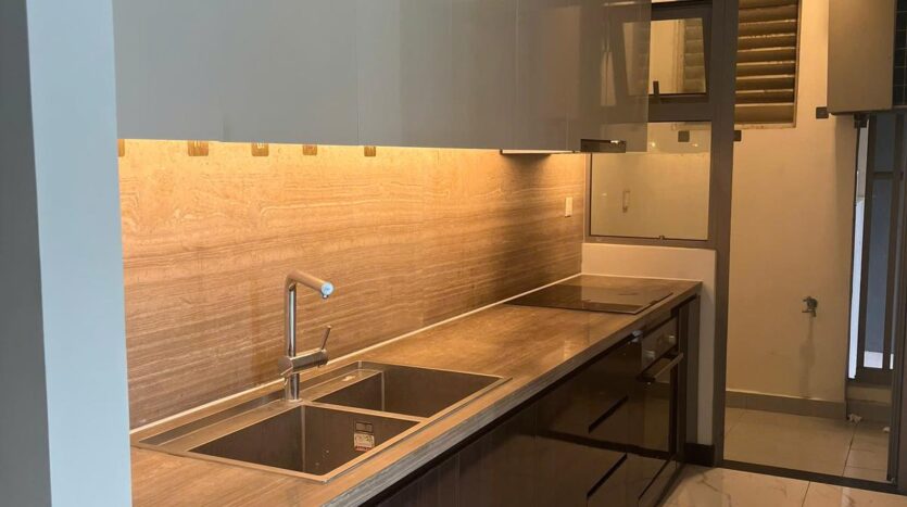 Phòng ngủ căn hộ Empire City Linden 64m2 view sông Sài Gòn | Bedroom of Empire City Linden 64sqm apartment with Saigon River view