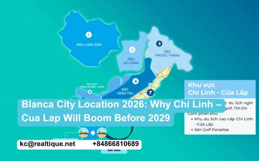 Blanca City location — Chi Linh – Cua Lap, Vung Tau | Vị trí Blanca City Chí Linh – Cửa Lấp