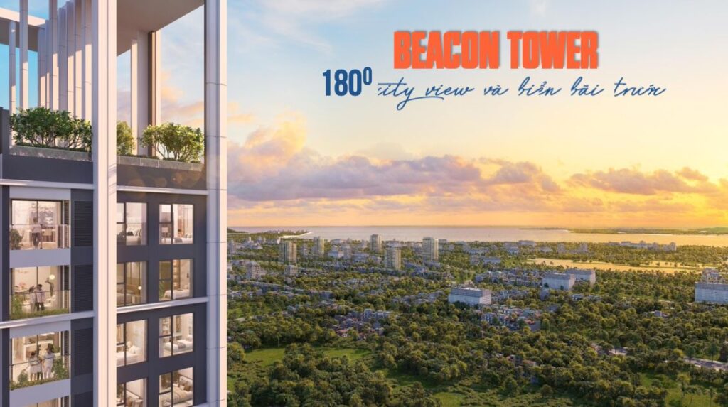 Blanca City — Beacon Tower sea view over Bai Sau Vung Tau | Blanca City tầm nhìn biển Bãi Sau Vũng Tàu