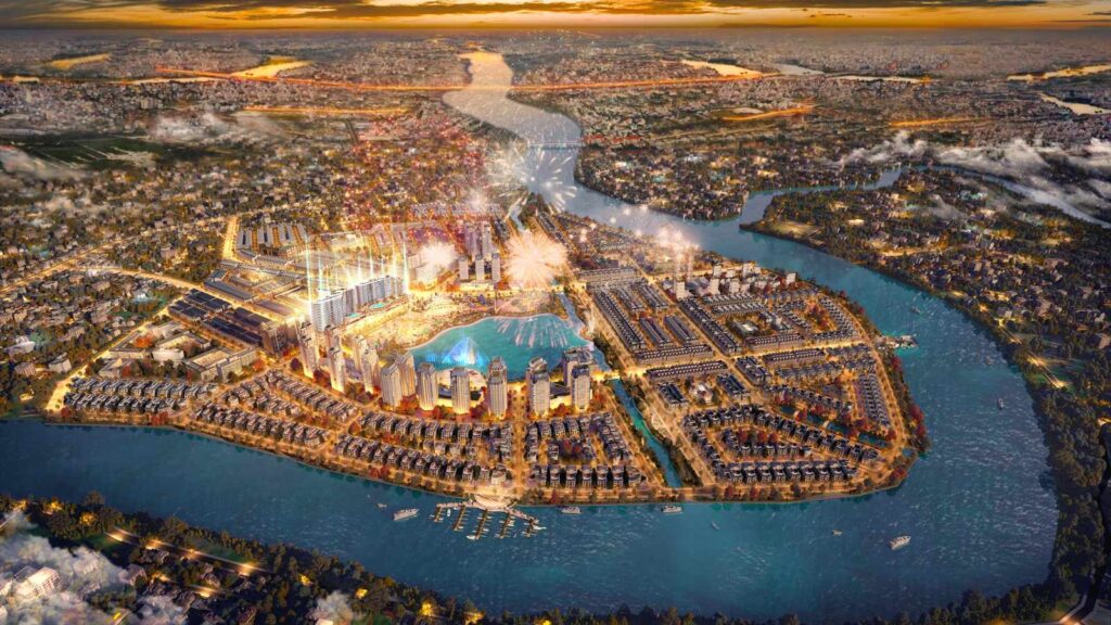 Phối cảnh Diamond Sky view sông Sài Gòn | Diamond Sky Saigon river view