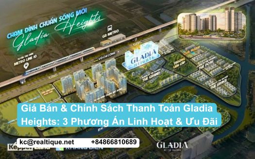Giá bán chính sách thanh toán Gladia Heights | Gladia Heights price policy featured