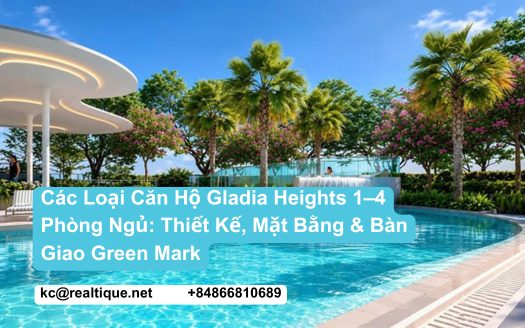 Căn hộ Gladia Heights 1-4 phòng ngủ mặt bằng bàn giao | Gladia Heights apartments featured
