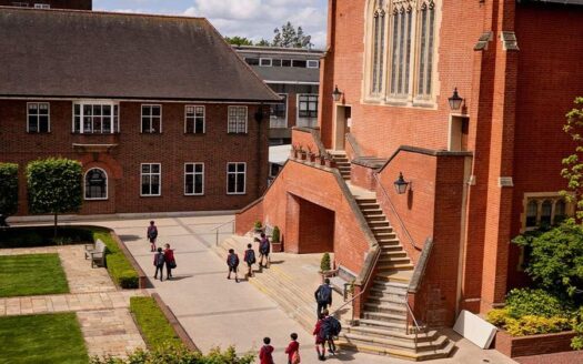 King's College Wimbledon HCMC campus hero view khai trương August 2027 The Global City Thủ Đức | King's College Wimbledon HCMC campus opening August 2027
