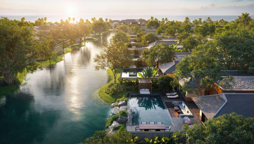 Biệt thự sông River Villa Mandarin Oriental Đà Nẵng | River Villa render